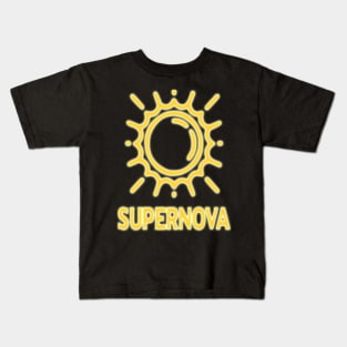 supernova sun star explosion Kids T-Shirt